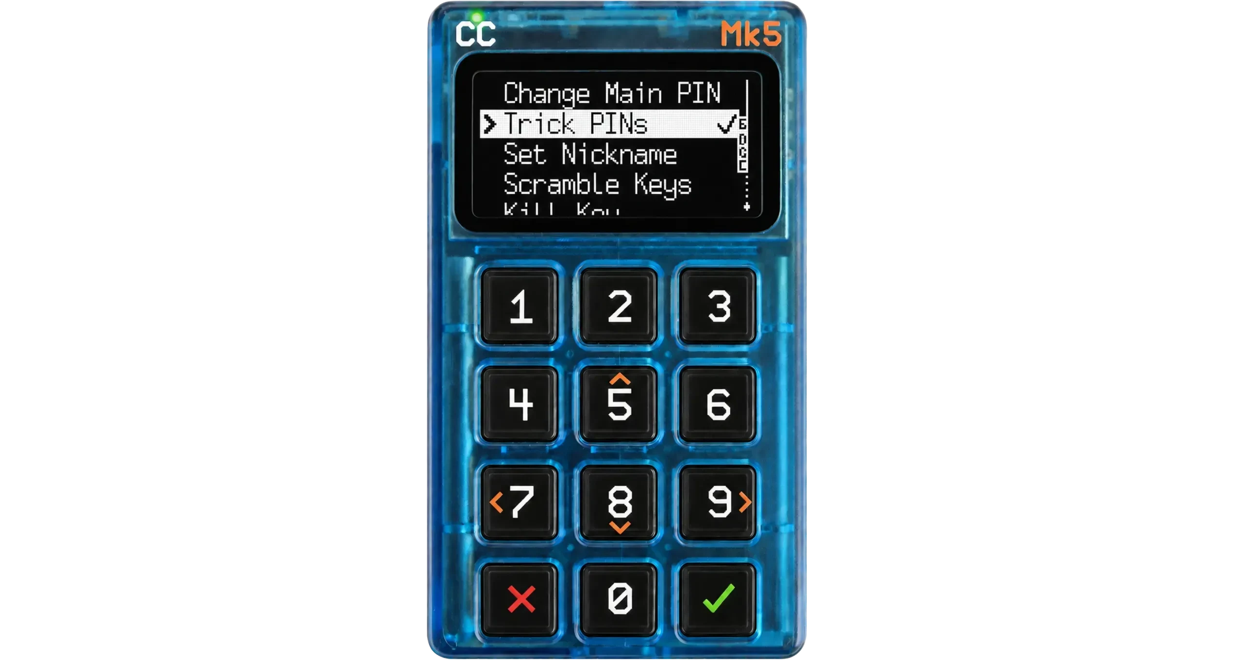 Coldcard Login Settings Trick PINs menu