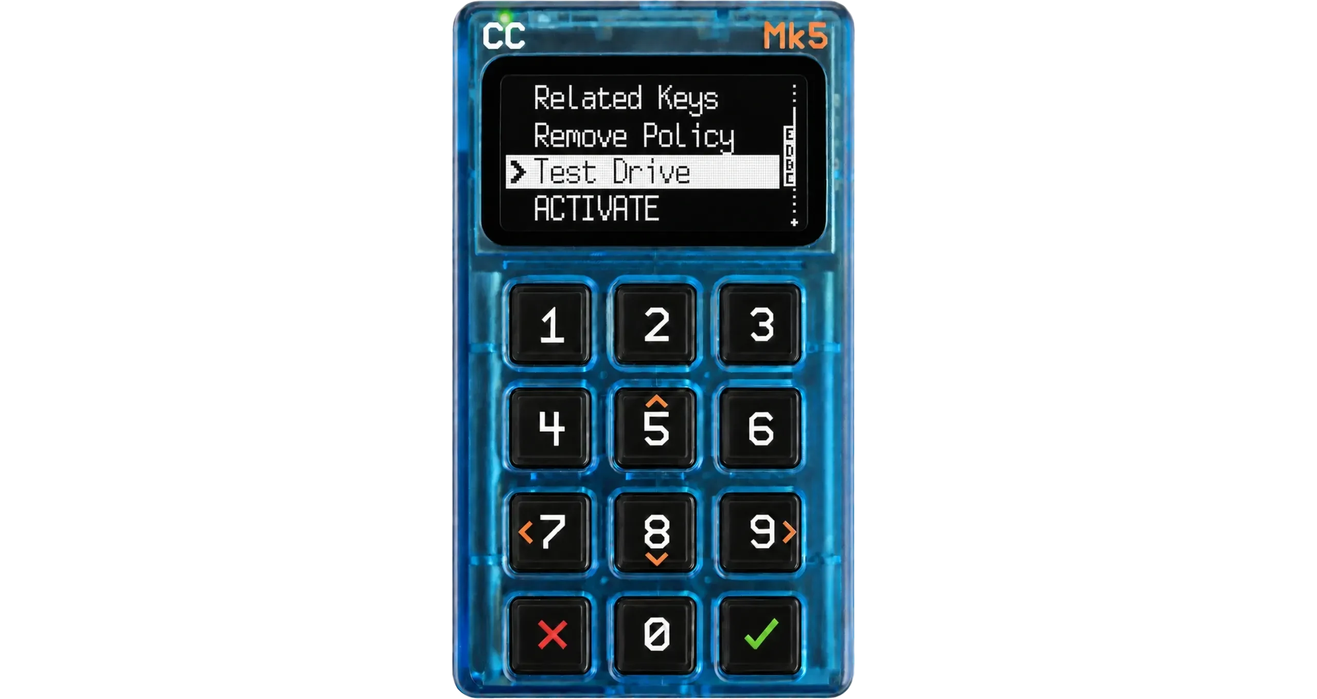 Coldcard Spending Policy Test Drive option