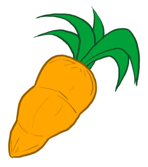 Drawing of a carrot